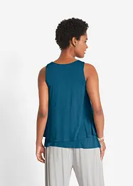 Dubbellaagse top van viscose, bonprix