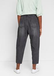 O-shape jeans met grote zakken en comfortband, 7/8, bpc bonprix collection