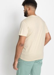 Henley shirt van biologisch katoen (set van 3), korte mouw, bpc bonprix collection