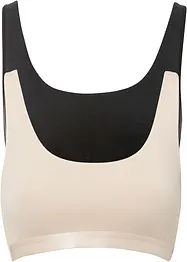 Bralette met biologisch katoen (set van 2), bpc bonprix collection