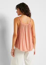 Top met spaghettibandjes van soepele viscose, bonprix