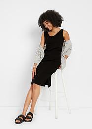 Jersey jurk met split, bpc bonprix collection
