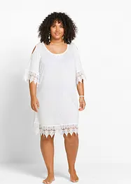 Transparante strandjurk  van viscose, bonprix