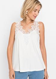 Top met kant van viscose, BODYFLIRT