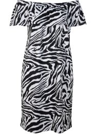 Carmen jurk met animalprint, bpc selection