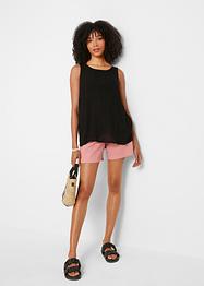 Crinkle blousetop met rugdetail, bpc bonprix collection