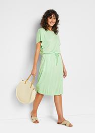 Gebreide jurk met tunnelkoord, bpc bonprix collection