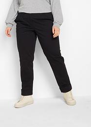 Stretch chino met comfortband en opgerolde pijpen, bpc bonprix collection