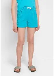 Meisjes short van biologisch katoen (set van 3), bonprix
