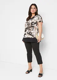 Longshirt met korte mouwen, bonprix