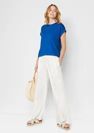 Longshirt van biologisch katoen (set van 2), bonprix