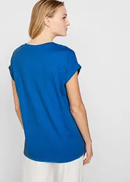 Longshirt van biologisch katoen (set van 2), bonprix