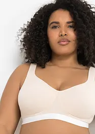 T-shirt bh zonder beugels (set van 2) met biologisch katoen, bonprix