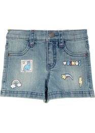 Meisjes jeans short met unicorn, John Baner JEANSWEAR
