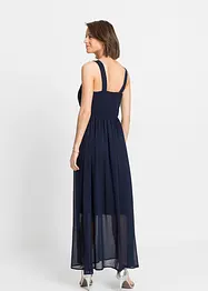 Maxi jurk met stras en gerecycled polyester, bonprix