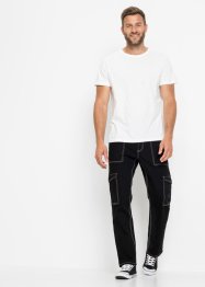 Baggy fit cargo jeans, straight, RAINBOW