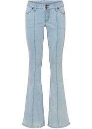 Flared jeans met deelnaden en Positive Denim #1 Fabric, RAINBOW