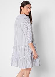 Gestreepte tuniekjurk, 3/4 mouw, John Baner JEANSWEAR