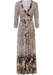Maxi jurk met strikceintuur, BODYFLIRT boutique