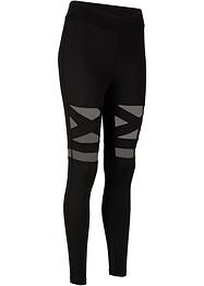 Sportlegging met mesh details en gerecycled polyester, cropped, bpc bonprix collection