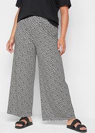 Jersey palazzo broek met comfortband, gedessineerd, bpc bonprix collection