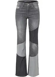 Flared jeans met patchwork, bonprix