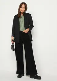 Wijde stretch Dietrich Marlene broek, high waist, bonprix