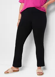 Wijd uitlopende legging van katoenmix (set van 2), bonprix