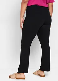 Wijd uitlopende legging van katoenmix (set van 2), bonprix