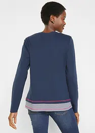 Katoenen longsleeve in layerlook, bonprix