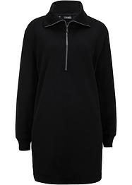 Lange sweater met schipperskraag en lange split, bpc bonprix collection