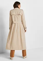 Lange trenchcoat met tailleriem, bonprix