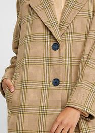 Lange jas in wollen look, bpc bonprix collection
