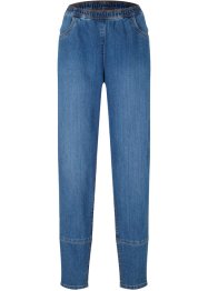 Jeans met wijde pijpen en comfortband, cropped, bpc bonprix collection
