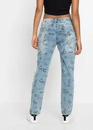 Boyfriend jeans met print, RAINBOW