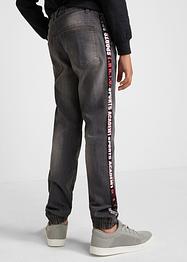 Jongens jogging jeans met tapes, slim fit, John Baner JEANSWEAR