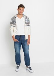 Loose fit stretch instapjeans, straight, RAINBOW
