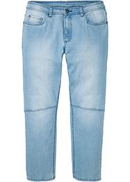 Loose fit stretch jeans, straight, RAINBOW