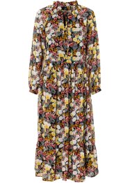 Midi jurk met gerecycled polyester en bloemenprint, RAINBOW