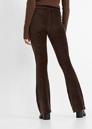 Wijd uitlopende legging van corduroy, RAINBOW