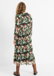 Maxi jurk met gerecycled polyester en bloemenprint, RAINBOW