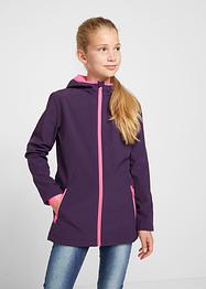 Meisjes softshell jas, waterafstotend en winddicht, bpc bonprix collection