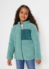 Kinderen teddy fleece vest met borstzak, bpc bonprix collection