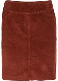 Stretch corduroy rok met een comfortabele band, bonprix