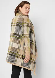 Lang vest met franjes, bonprix