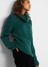 Oversized trui met wijde kraag, bpc bonprix collection