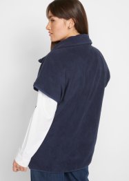 Fleece bodywarmer met ruitvormige stiksels van gerecycled polyester, bpc bonprix collection