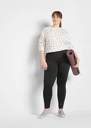 Thermo legging met zakje, cropped, bonprix