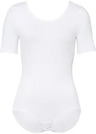 Body met halflange mouwen en katoen, bonprix