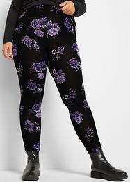 Gedessineerde legging met brede comfortband, bpc bonprix collection